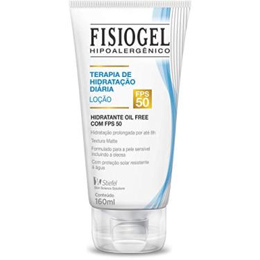 Imagem de Loção Hidratante Facial Terapia de Hidratação Diária FPS50, Fisiogel, 160ml