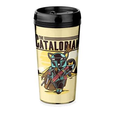 Imagem de Copo Viagem 520ml Catalorian Mandalorian Geek Nerd