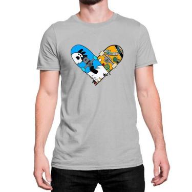 Imagem de Camiseta T-Shirt Sk8 The Infinity Skate Coração Algodão - Store Seven