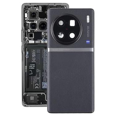 Imagem de YUNCHAO Acessórios telefônicos Para Vivo X90 Pro+ Tampa traseira original da bateria com tampa da lente da câmera Substituição do telefone celular