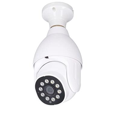 Imagem de Câmera de Vigilância Doméstica Inteligente Yinhing Com Visão Noturna e áudio Bidirecional, Câmera Bulbo WiFi 1080P para Segurança Interna
