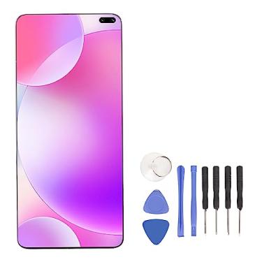 Imagem de Substituição da Tela de 6,67 Polegadas, Conjunto do Digitalizador da Tela de Toque do Visor LCD Com Ferramentas de Reparo, Tela de Vidro para M1912G7BE M1912G7BC