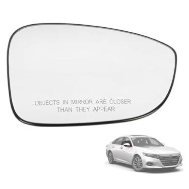 Imagem de Magimaker Vidro do espelho lateral do passageiro direito com suporte traseiro 76203-TVA-A21 compatível com Honda Accord 2018 2019 2020 2021 2022 vidro elétrico aquecido