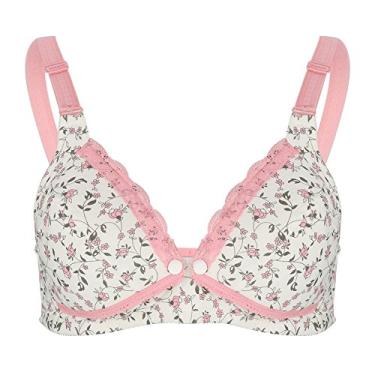 Imagem de Sutiã de Enfermagem, pré Abertura Algodão Amamentação Maternidade sutiã de Enfermagem Sutiãs de Sono para Período Preservado e Mulheres Grávidas (36/80)