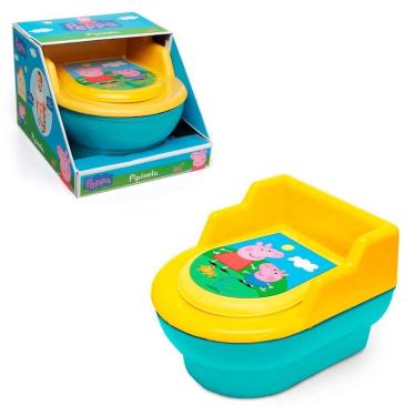 Imagem de Pipinela Troninho Peppa Pig Colorido Infantil - Elka