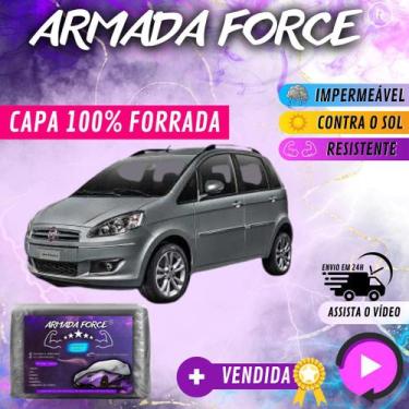 Imagem de Capa Cobrir Carro FIAT IDEA 100% Forrada Armada Force 100% Impermeável