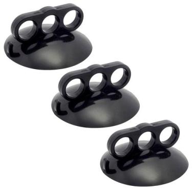 Imagem de Kit 3 Ventosas Garra 3 Dedos Preta 110Mm Martelinho De Ouro - H Plásti