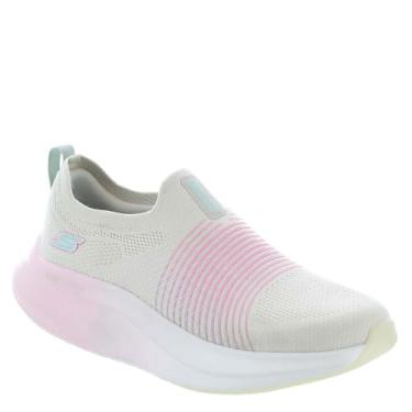 Imagem de Skechers Tênis feminino Go Walk Max Walker Sally, Natural/rosa, 5.5
