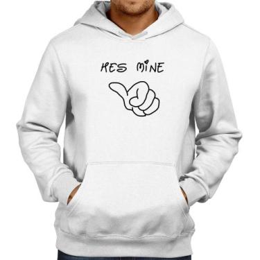 Imagem de Moletom He's Mine - Foca na Moda, Branco, G