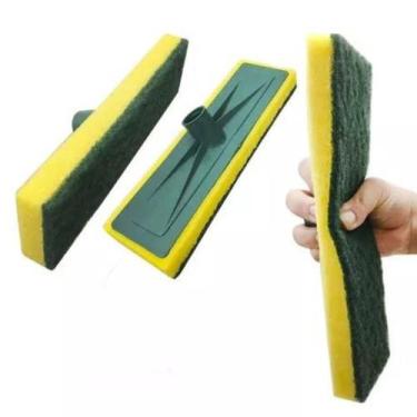 Imagem de Rodo Abrasivo Refil Esponja Lava Piso Lava Azulejo Esfregao - NA