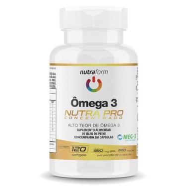 Imagem de Ômega 3 nutra pro meg3 120 capsulas gelatinosas - Nutraform