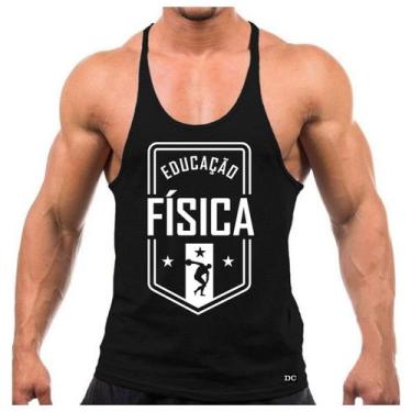 Imagem de Camiseta Regata Cavada Masculino Academia Treino Musculação Profissão 