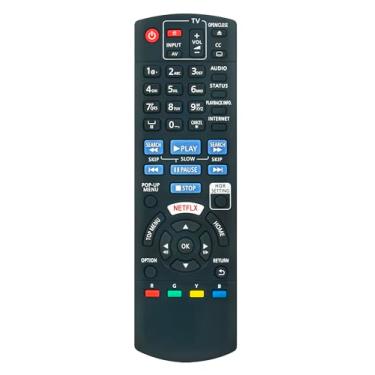 Imagem de Controle remoto de substituição N2QAYB001206 adequado para leitor de Blu-ray Disc Panasonic DP-UB820 DP-UB420 DP-UB820-K DP-UB820EB-K DP-UB420K