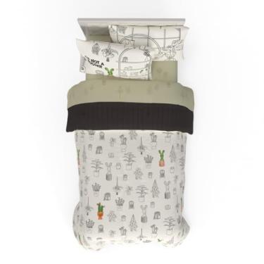 Imagem de Franco Jogo de cama Miniverse com 5 peças, super macio, reversível, edredom e lençol com capa, solteiro, (produto oficialmente licenciado)