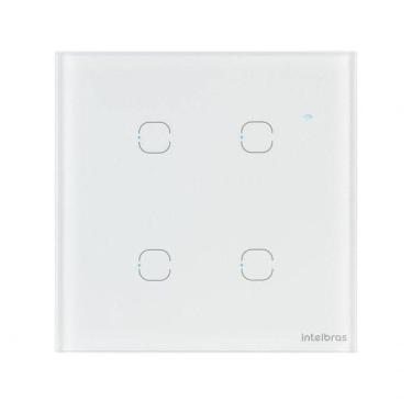 Imagem de Interruptor Smart Wi-fi Touch 4 Teclas Ews 1004 Branco