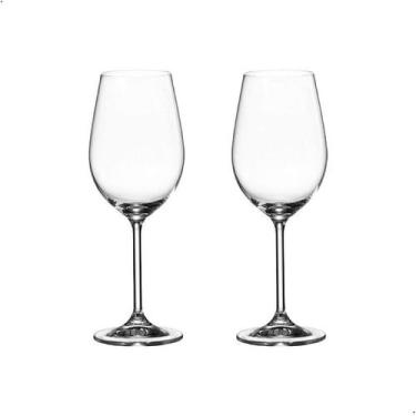 Imagem de Taça de Cristal Bohemia Para Vinho Branco 350 ml Colibri 2 Peças - Boh