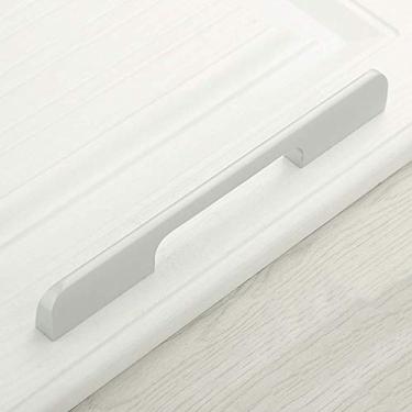 Imagem de Puxador de porta de armário de guarda-roupa alongado, puxadores de cozinha de móveis de liga de alumínio, armário de bar armário de TV mesa de cabeceira de banheiro puxadores de gaveta de cômoda, com
