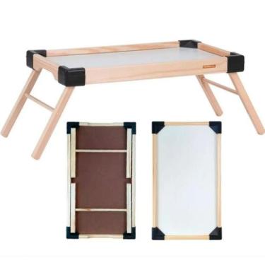 Imagem de Bandeja Mesa para Servir Café da Manhã na Cama Pés Dobráveis Comemoraç