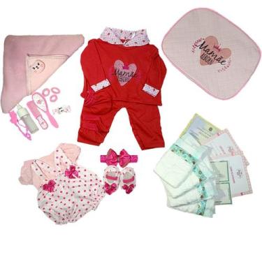 Imagem de Enxoval Boneca Bebê Reborn Realista - 29 Acessórios - Mamãe Reborn, Ve