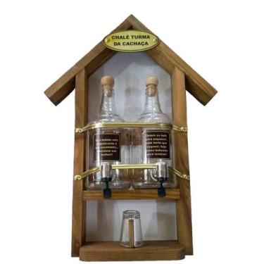 Imagem de Pingometro Amadeirado Decorativo - Chalé Turma Da Cachaça - Retrofenna