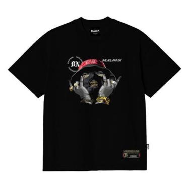 Imagem de Camiseta Black Nine Balaclava B9 - Preta - B91392, G2
