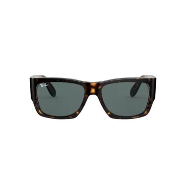 Imagem de Óculos de Sol Ray-Ban Wayfarer Nomad RB 2187 902/R5 Cinza e Havana Escuro 54