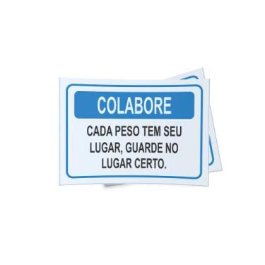 Imagem de Kit 3 Placas sinalização EM PVC PL(04) - Tema: Academia - Sem Marca