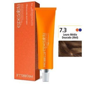 Imagem de Coloração Especialista Probelle 7.3 Louro Médio Dourado 50G
