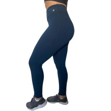 Imagem de Kit 3 Calças Legging Cotton Feminino - Suport Fitness, G, Feminino, Pr