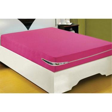 Imagem de Capa De Colchão Malha Gel Queen - Enxovais Realeza, Pink