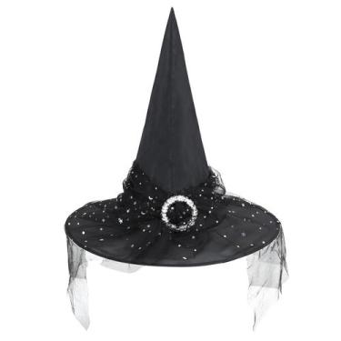 Imagem de Chapéu de bruxa Zando Kids para mulheres e meninas, festa de Halloween