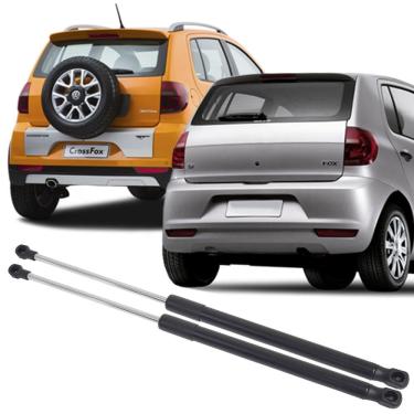 Imagem de Par Amortecedor Tampa Traseira Porta Malas Fox Crossfox 2003 à 2017 Mola Gás