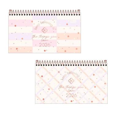 Imagem de Agenda espiral semanal de bolso Soho 2026 Tilibra