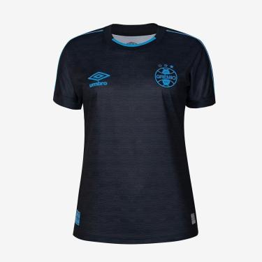 Imagem de Camisa Feminina Umbro Grêmio Of.3 2023 (Atleta)-Feminino