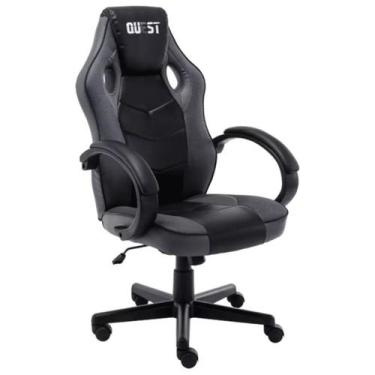 Imagem de Cadeira de Escritório Gamer Quest Estofada em PU - Tatu Bola Móveis, P