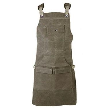 Imagem de Avental de lona resistente para homens com bolsos, ajustável - yiweisa
