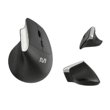 Imagem de Mouse Multilaser S/Fio Vertical 6 Botoes Multimode Ms800 Preto