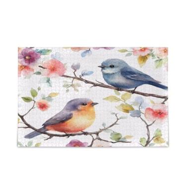 Imagem de WELLDAY Quebra-cabeça pássaros 1000 peças grande arte de jogo de quebra-cabeça para adultos adolescentes