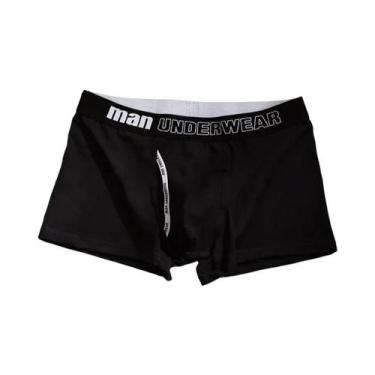 Imagem de Cuecas Boxer Masculinas De Algodão Respirável, Macias E Flexíveis, Rou