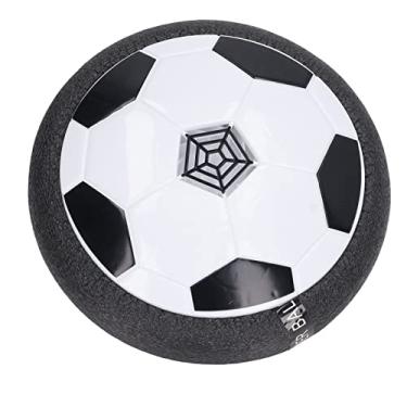 Imagem de Cryfokt Bola de Futebol Flutuante Com Led, Brinquedo de Futebol Flutuante Interativo Durável para Brincadeiras Internas e Externas para Crianças e Pais (Preto)