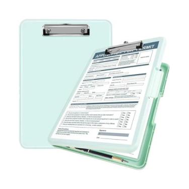 Imagem de Caixa De Armazenamento Multifuncional A4 Em Plástico E Compensado Com 