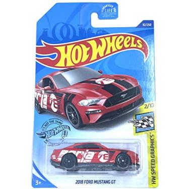 Imagem de Hot Wheels - 2018 Ford Mustang GT - HW Speed Graphics 2/10 [red] - #92/250