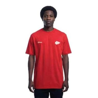 Imagem de Camiseta Bold Approve X NFl  Basic Kansas  - Vermelho-Unissex