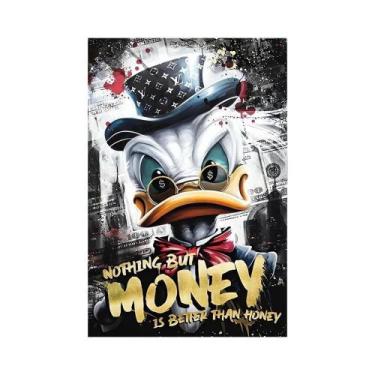 Imagem de Pôster De Arte Graffiti Do Pato Donald Pintura Em Tela Impressões De D