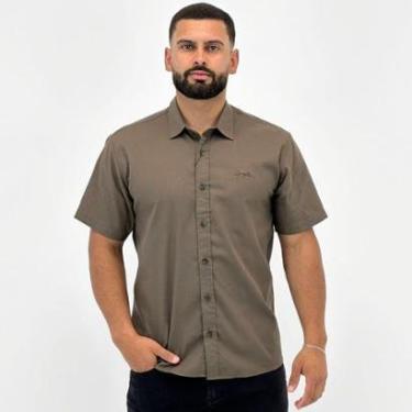 Imagem de Camisa Gangster Texturizada Manga Curta Masculina-Masculino