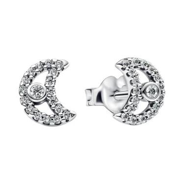 Imagem de Brincos De Prata Esterlina 925 Femininos Com Laço, Margarida, Estrela,