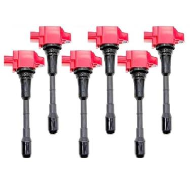 Imagem de Bobina de Ignição Automática para Infiniti EX35 FX35 G25 G35 JX35 Q50 3.5L V6 2014-2018 522082 6734029 4/6 peças Bobina de Ignição (Traseira direita)