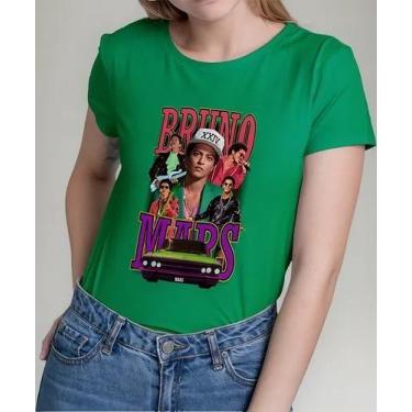 Imagem de Camiseta Camisa Adulto Masculina Feminina Algodão Bruno Mar s Música P