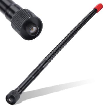 Imagem de CB antena de rádio chicote macio 27 MHz SMA-adaptador fêmea compatível com Cobra Uniden Midland Maxon carro móvel caminhão veículo portátil rádio CB portátil