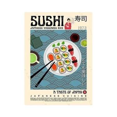 Imagem de Impressão De Arte De Cozinha Asiática Vintage, Poster Retro De Ramen, 